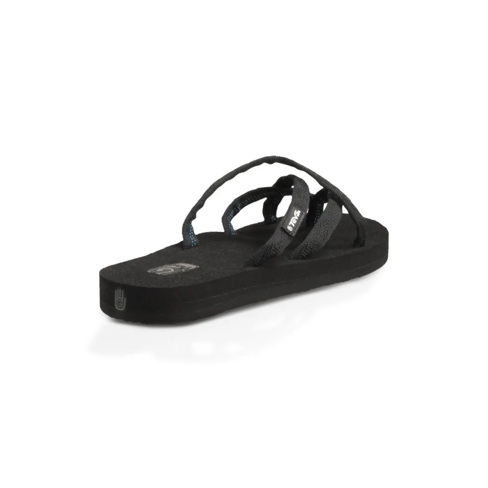 Teva Olowahu slippers dames mix black on black