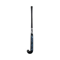 The Indian Maharadja  Blade Mid Bow zaalhockeystick junior mulberry wood black blue