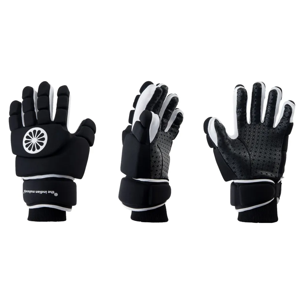 The Indian Maharadja Glove PRO full finger hockeyhandschoen black