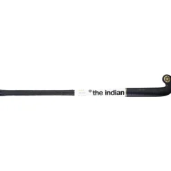 The Indian Maharadja  Gold Pro Mid Bow zaalhockeystick junior black white gold foil