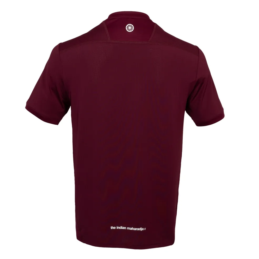 The Indian Maharadja Jaipur Performance hockeyshirt heren bordeaux