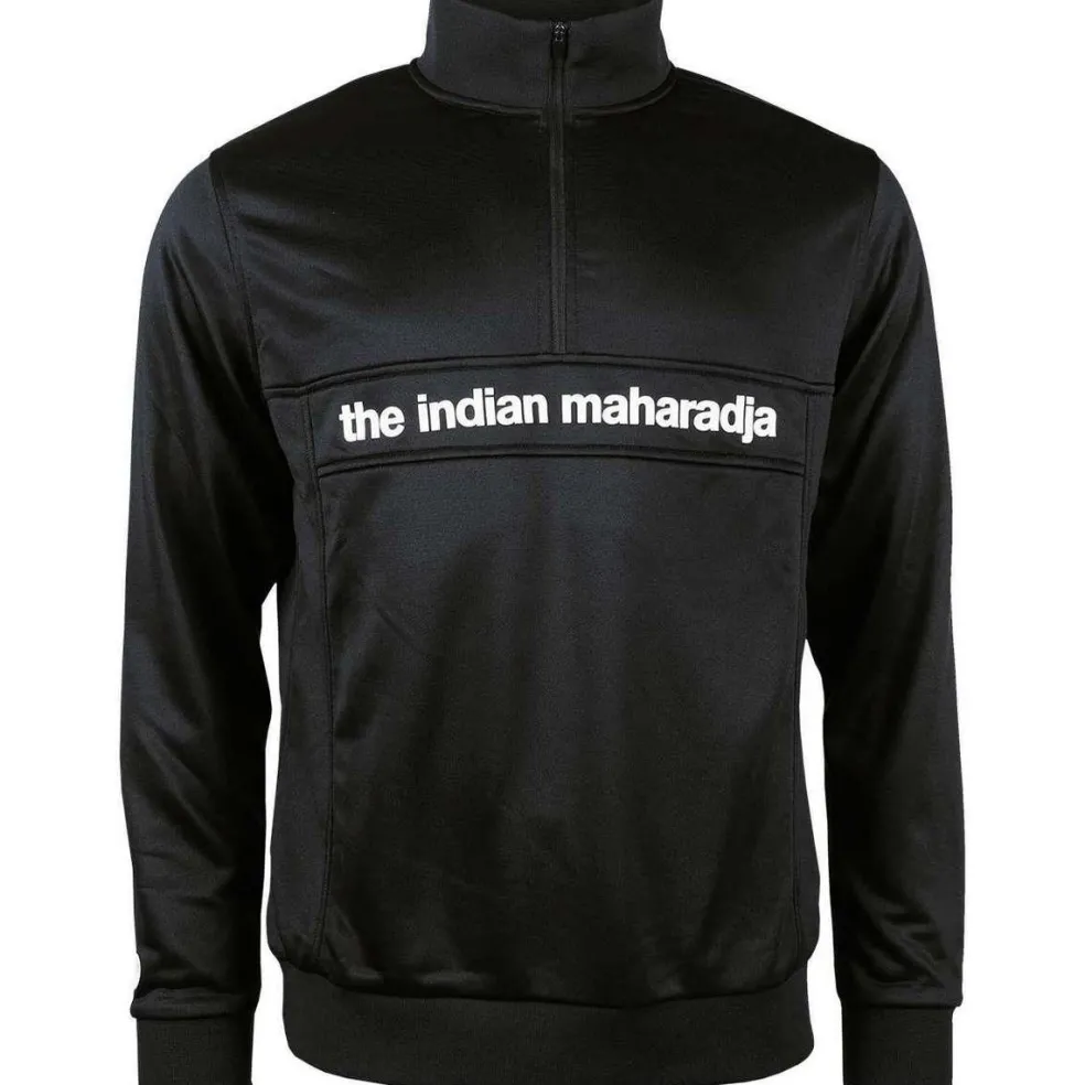 The Indian Maharadja Poly Terry Half Zip hockeytrui junior black