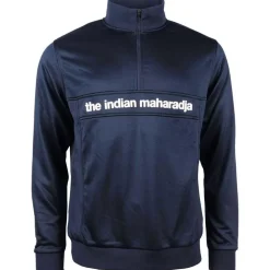 The Indian Maharadja Poly Terry Half Zip hockeytrui heren navy