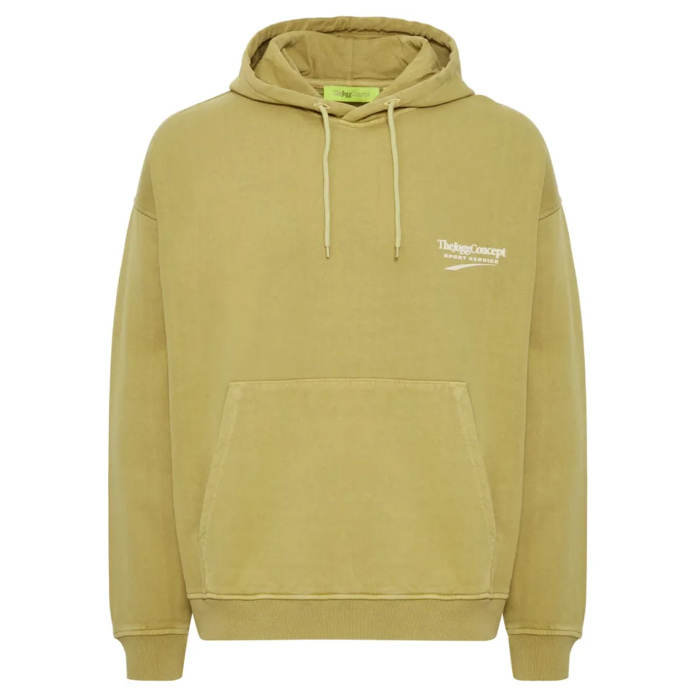 TheJoggConcept Rubi hoodie heren split pea