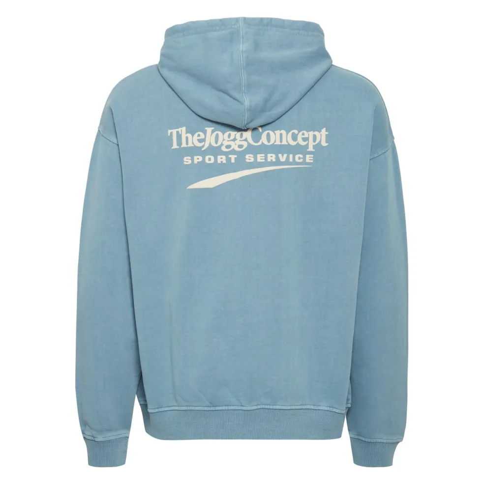 TheJoggConcept Rubi hoodie heren aegean blue