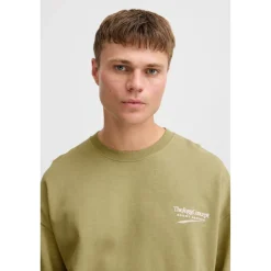 TheJoggConcept Rubi sweater heren split pea