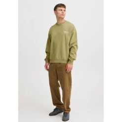 TheJoggConcept Rubi sweater heren split pea