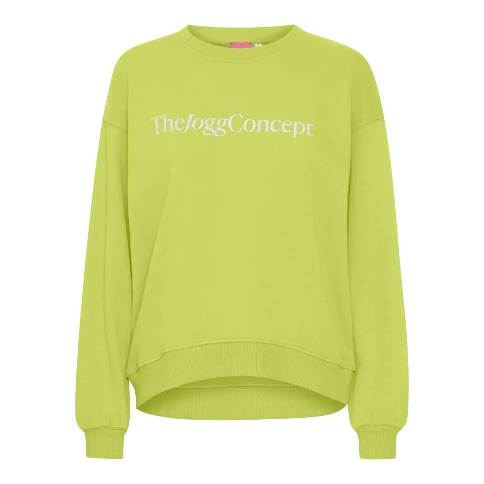 TheJoggConcept Safine sweater dames lime punch
