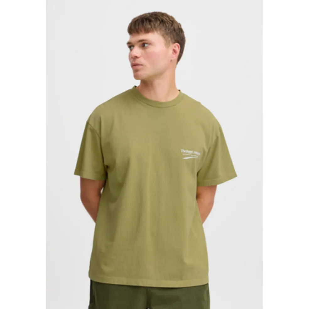 TheJoggConcept Sasa shirt heren split pea