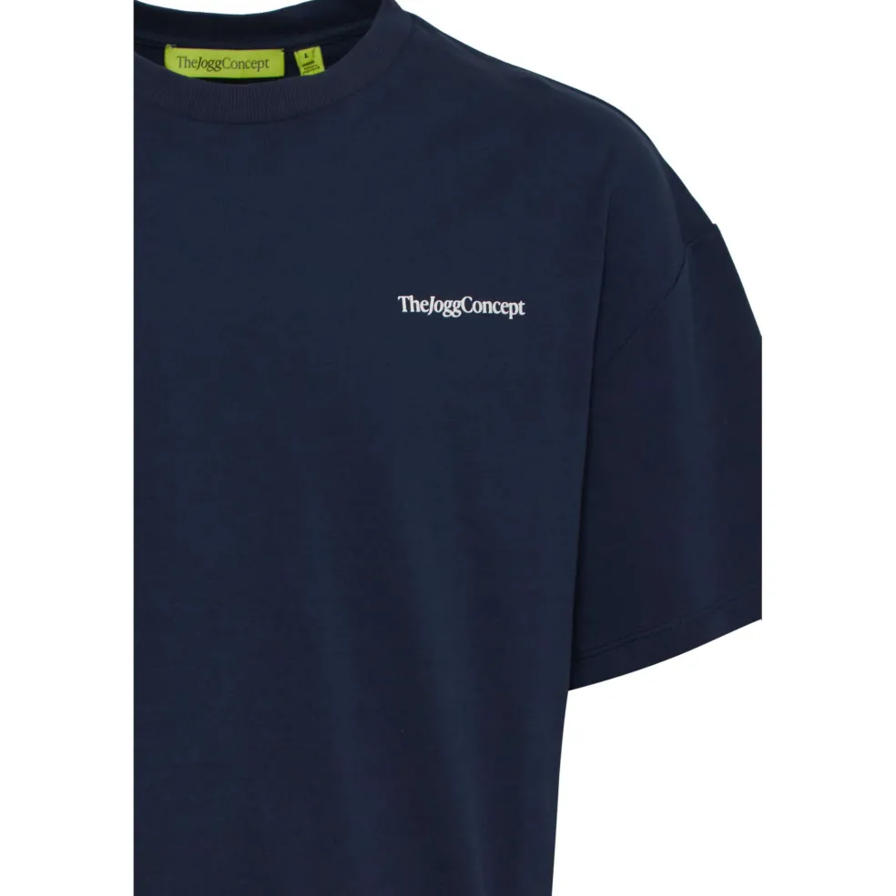 TheJoggConcept Silas shirt heren navy blazer