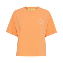 TheJoggConcept Simona Box shirt dames tangerine