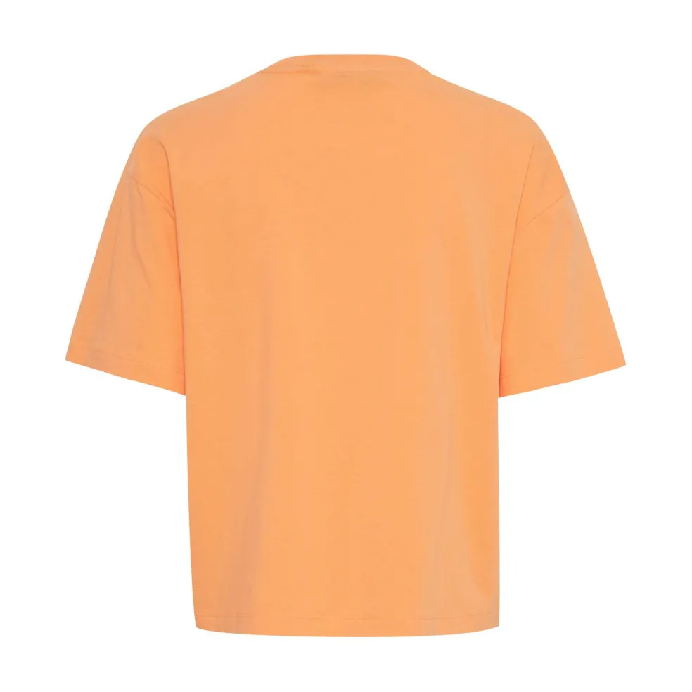 TheJoggConcept Simona Box shirt dames tangerine