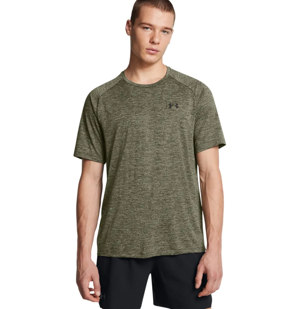 Under Armour Tech 2.0 sportshirt heren marine od green black
