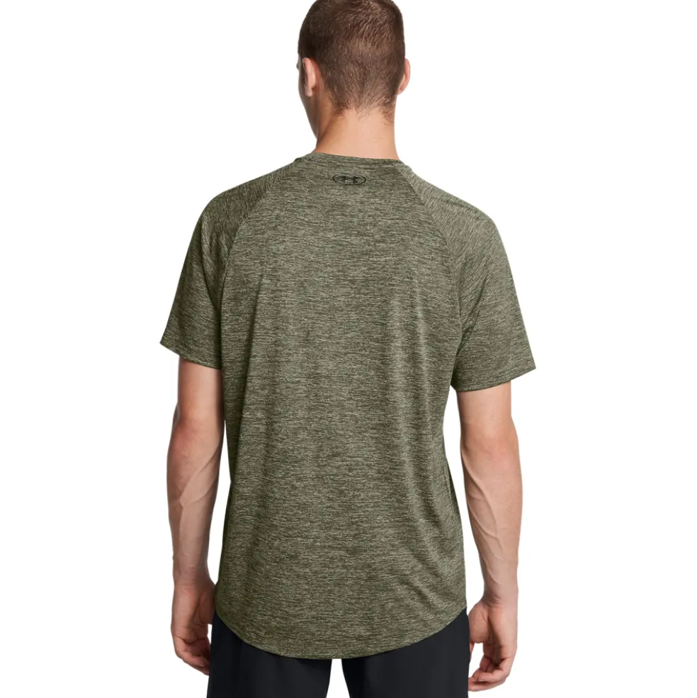 Under Armour Tech 2.0 sportshirt heren marine od green black