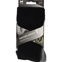 Xtreme Sockswear Pro Soccer voetbalsokken black 2-pack